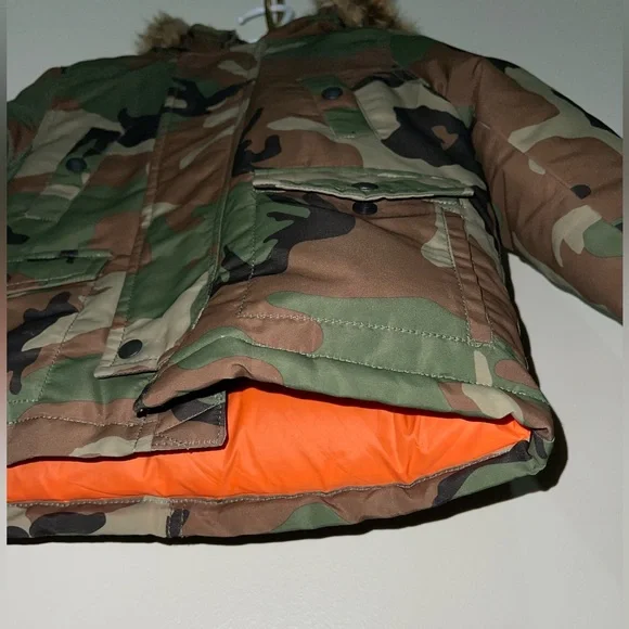 NWOT Polo Ralph Lauren Camouflage Water Resistant Down Parka Jacket